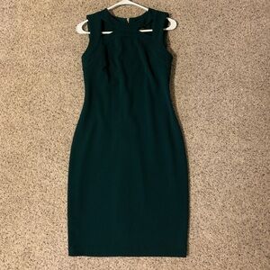 Dark Green Calvin Klein Dress